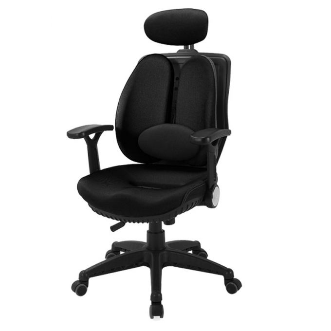 Ergotrend เก้าอี้เพื่อสุขภาพเออร์โกเทรน รุ่น Dual-06BFF สีดำ