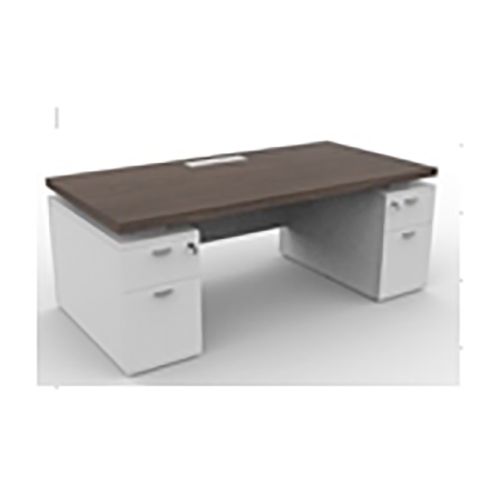 โต๊ะผู้บริหาร Officeintrend รุ่น s37 โต๊ะทำงานผู้บริหาร2ลิ้นชัก_2000x1000x750