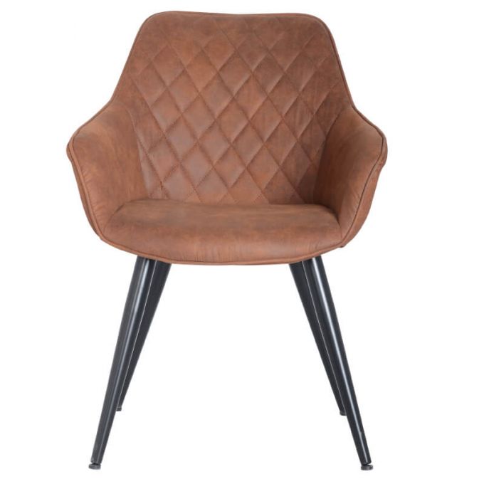 เก้าอี้อาร์มแชร์ เฟอร์อินเทรน Armchair Model : IVY 4-Brown