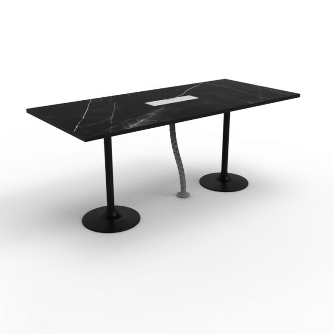 โต๊ะขาแชมเปญ Officeintrend ขนาด1800x800x750 mm.  รุ่น MTRB-1808075