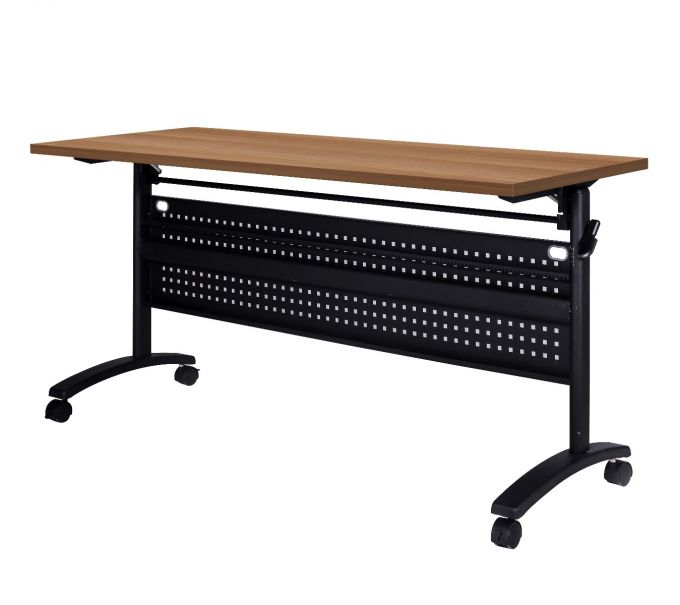 officeintrend โต๊ะ Zenith Folding Table สีดำ-Black