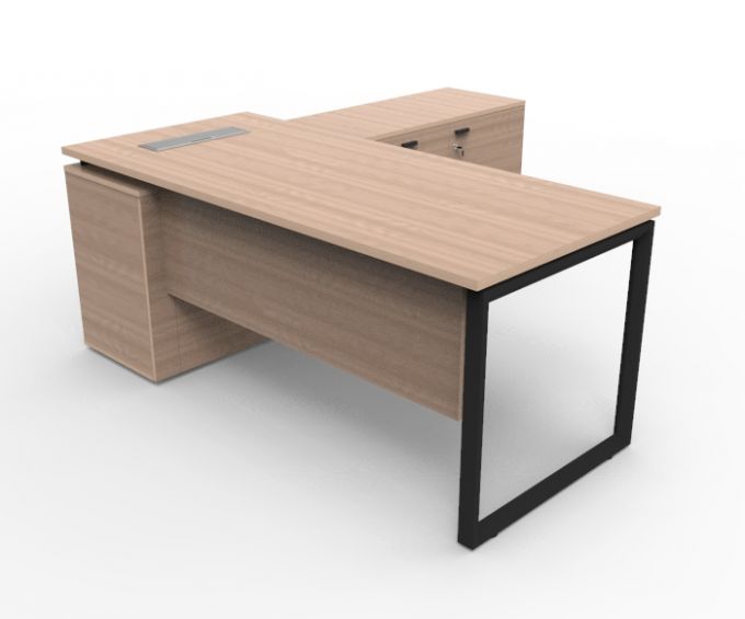 โต๊ะผู้บริหาร Officeintrend รุ่น CCSQ18080M-200 ขา new square viro series