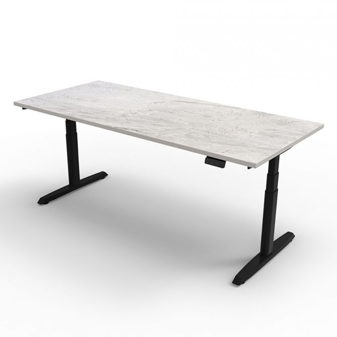 Ergotrend โต๊ะเพื่อสุขภาพเออร์โกเทรน Sit 2 Stand GEN5 (Premium dual motor)ขาดำ ไม้PB