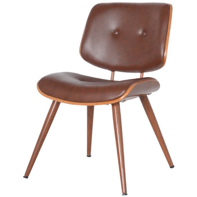 เก้าอี้อาร์มแชร์ เฟอร์อินเทรน Armchair Model : IVY 1-Brown