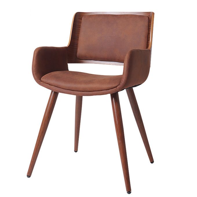 เก้าอี้อาร์มแชร์ เฟอร์อินเทรน Armchair Model : IVY 5-Brown