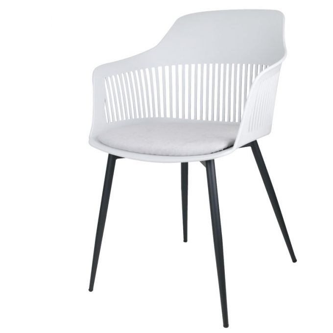 เก้าอี้อาร์มแชร์ เฟอร์อินเทรน Armchair Model : TALE 2 Light Grey