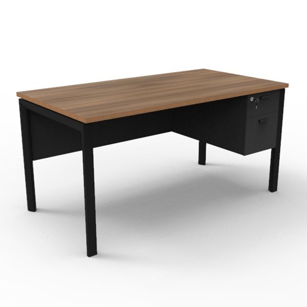 โต๊ะผู้บริหาร Officeintrend รุ่น executive new viro leg with side drawer_1500x800x750