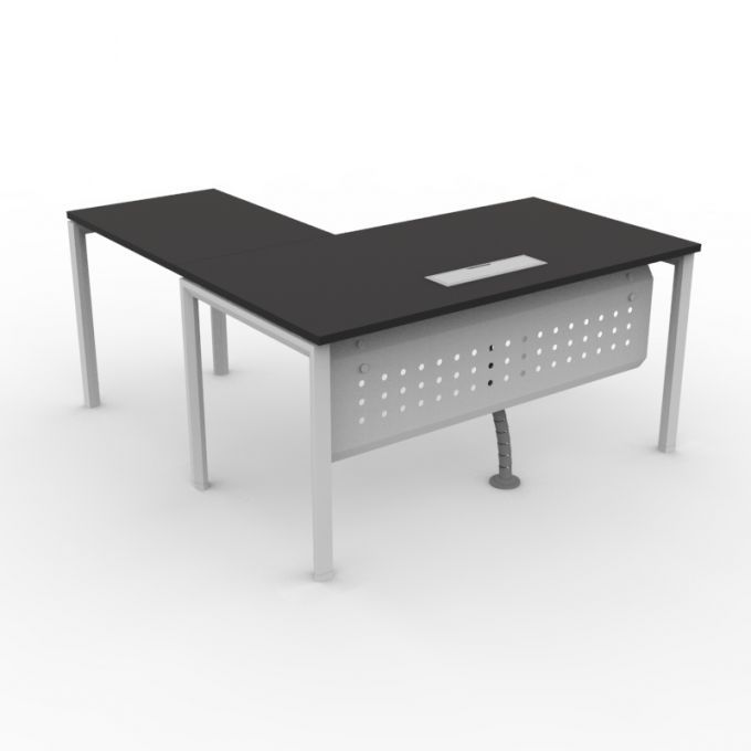 โต๊ะทำงานOfficeintrend 1ที่นั่ง รุ่นLNV-15080-16060M ขา-new viro series metal leg 