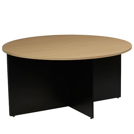 โต๊ะประชุม PD-OR151 โต๊ะประชุมกลม สินค้าสำเร็จรูป มี 2 สี White Oak wood กับ Cherry 