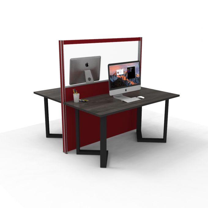 โต๊ะทำงาน Officeintrend 2ที่นั่ง  รุ่น2WSSy-V15075_FGP-150150  ขาSync-V
