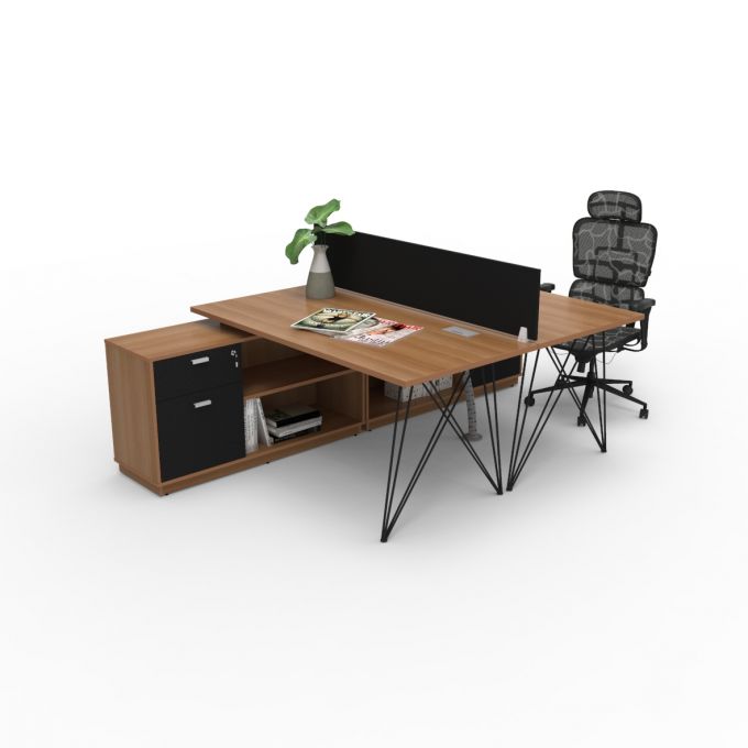 โต๊ะทำงาน Officeintrend 2ที่นั่ง  รุ่นWSCCSy-W1206073-120-2 ขาSync-W