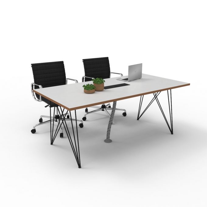 โต๊ะประชุมOfficeintrend 4-6ที่นั่ง รุ่นMTSy-W1809073  ขา sync-W