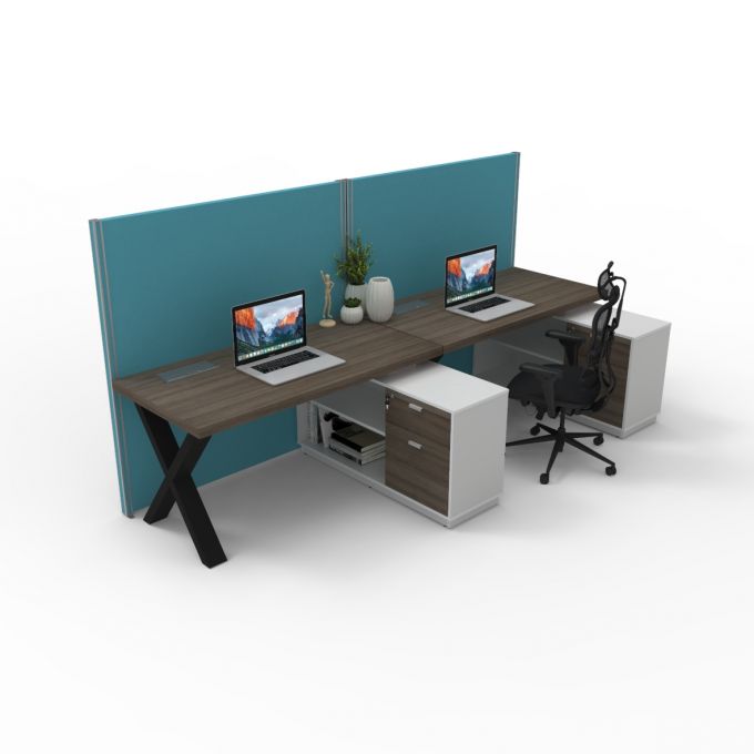 โต๊ะทำงาน Officeintrend 2ที่นั่ง  รุ่น2WSCCSy-X1807573-150  ขาSync-X