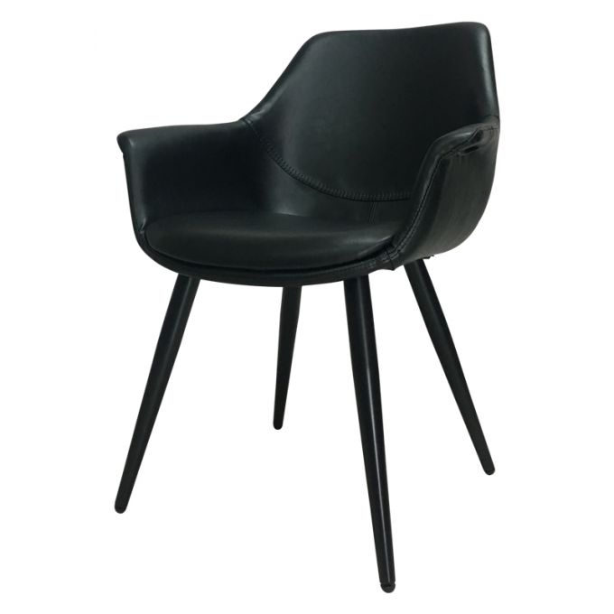 เก้าอี้อาร์มแชร์ เฟอร์อินเทรน Armchair Model : SEN7 Black