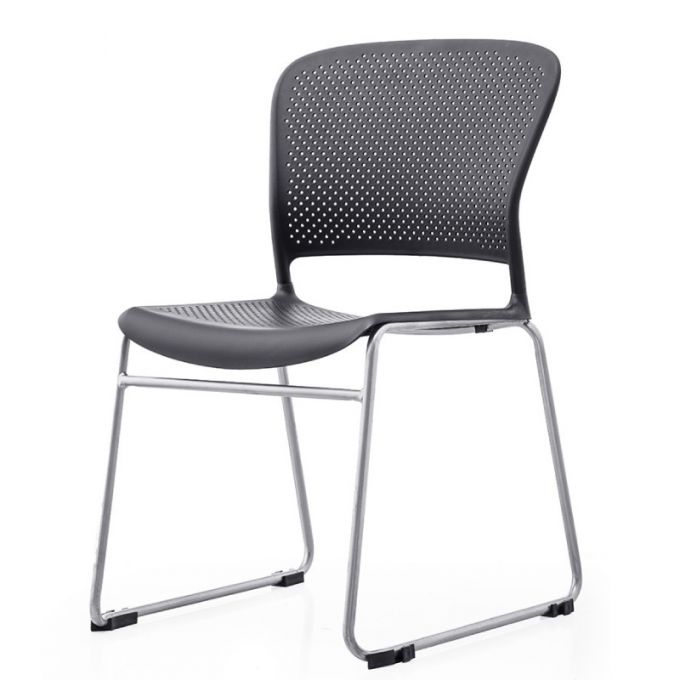 Officeintrend เก้าอี้สำนักงาน รุ่น Simple stack chair สีดำ