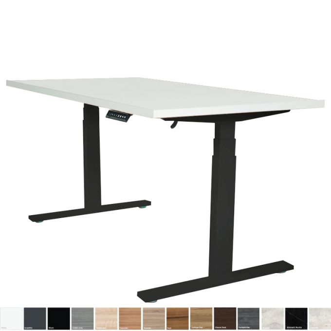 Ergotrend โต๊ะเพื่อสุขภาพเออร์โกเทรน Sit 2 Stand GEN2 ขาสีดำ