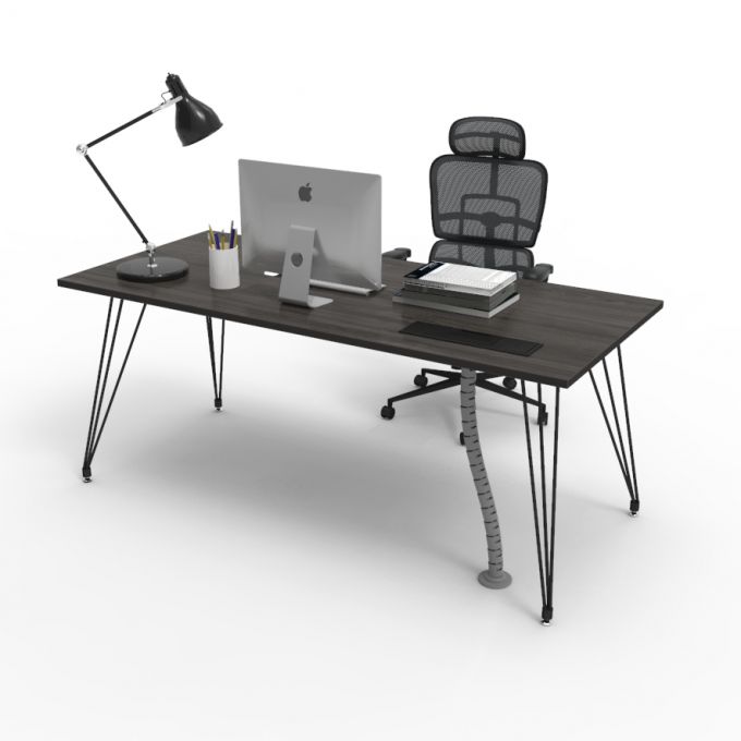 โต๊ะทำงานOfficeintrend 1ที่นั่ง รุ่นVL18080 -ขา V series metal leg 