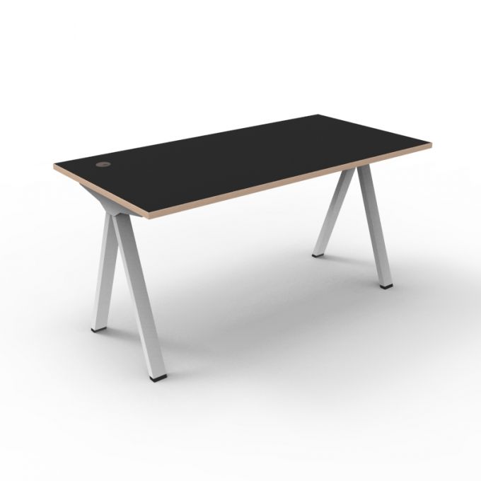 โต๊ะทำงานOfficeintrend 1ที่นั่ง รุ่นVOL150075  ขา-Volt series metal leg 