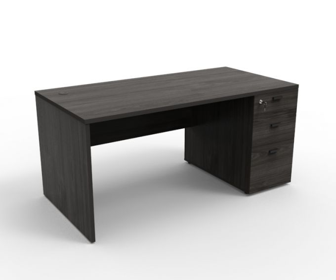 โต๊ะทำงานขาไม้ Officeintrend รุ่นTBWO-R3DW-16080